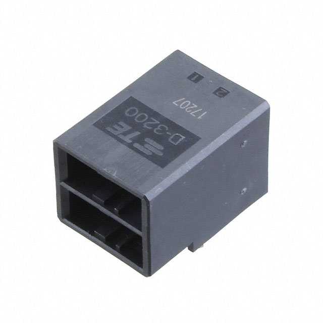 TE CONNECTIVITY 矩形连接器 - 针座 - 公插针 2-2299004-1