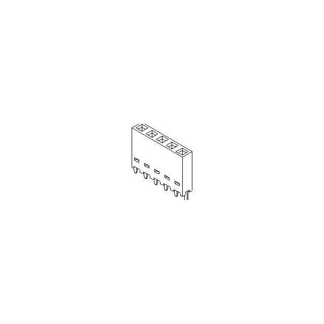 MOLEX 矩形连接器 - 针座 - 插座/母插口 901471305