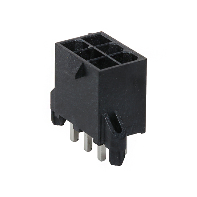 MOLEX 矩形连接器 - 针座 - 公插针 462070206