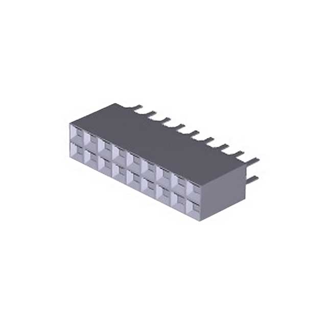 TE CONNECTIVITY 矩形连接器 - 针座 - 插座/母插口 534998-9