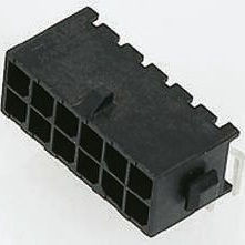 TE CONNECTIVITY 矩形连接器 - 针座 - 公插针 3-794680-6