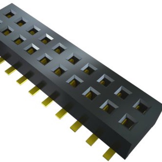 SAMTEC 矩形连接器 - 针座 - 插座/母插口 CLP-107-02-G-D-P-TR