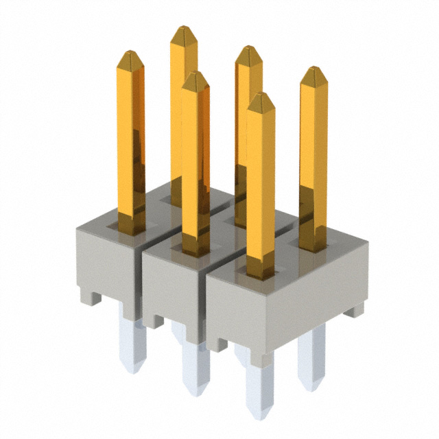 SAMTEC 矩形连接器 - 针座 - 公插针 HTSW-103-07-S-D