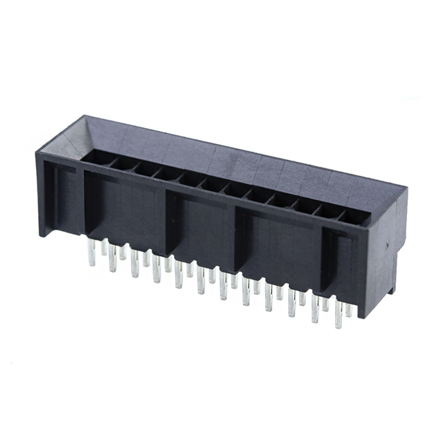 MOLEX 矩形连接器 - 针座 - 公插针 452802452