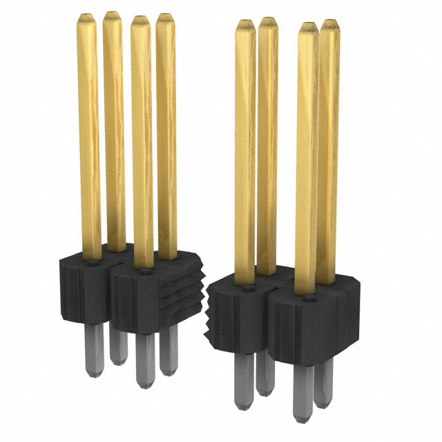 AMPHENOL 矩形连接器 - 针座 - 公插针 68464-120HLF