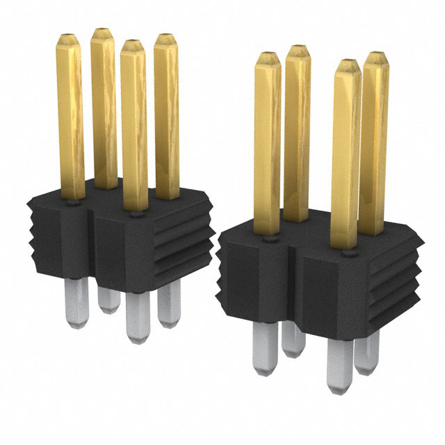 AMPHENOL 矩形连接器 - 针座 - 公插针 77313-101-00LF