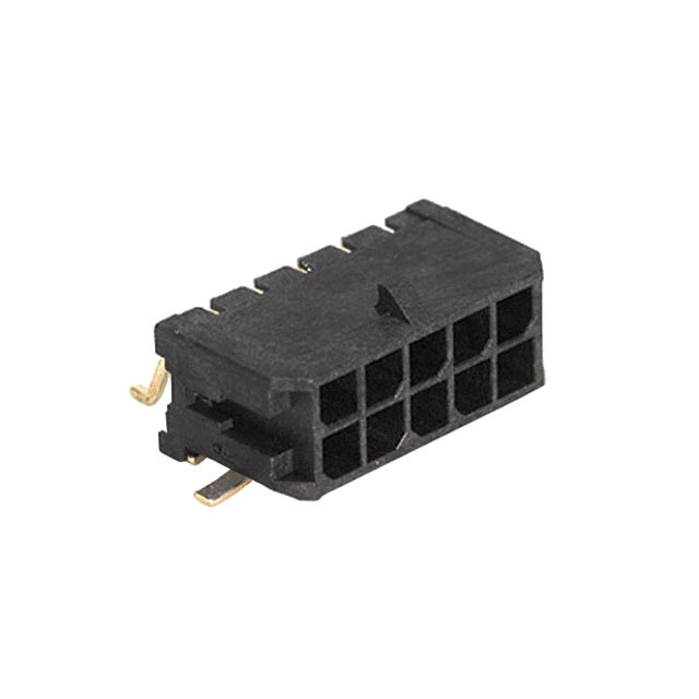 MOLEX 矩形连接器 - 针座 - 公插针 430451011