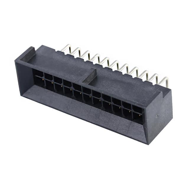 MOLEX 矩形连接器 - 针座 - 公插针 444282202