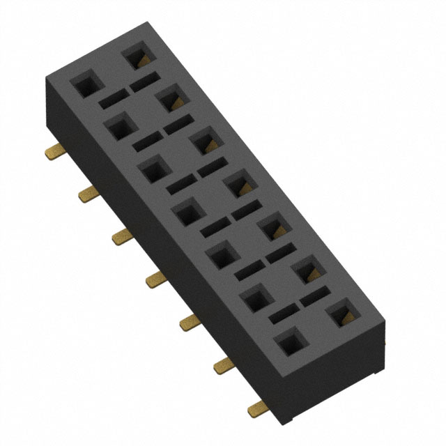 SAMTEC 矩形连接器 - 针座 - 插座/母插口 HLE-107-02-G-DV