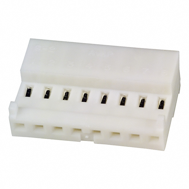 TE CONNECTIVITY 矩形连接器 - 自由悬挂/面板安装 643814-8