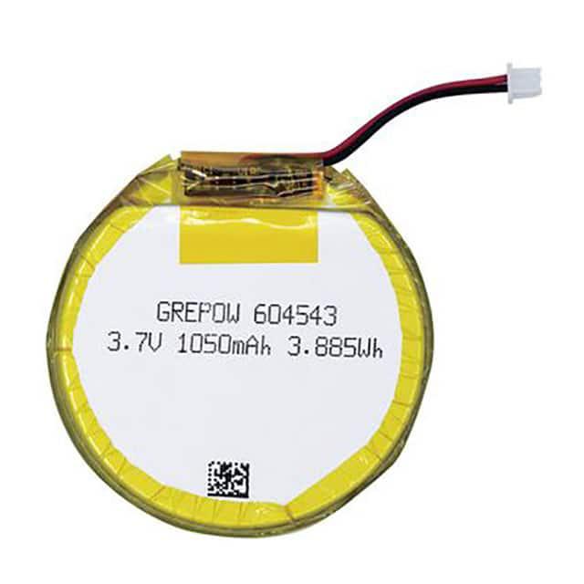 GRP604543-1C-3.7V-1050MAH WITH PCM--云汉芯城ICKey.cn