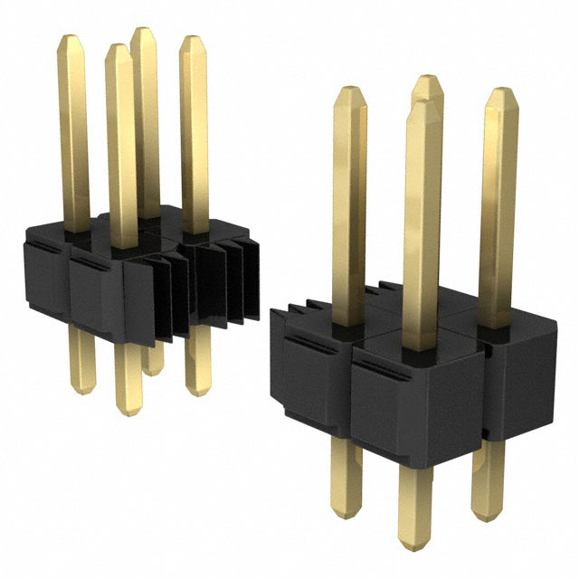 3M 矩形连接器 - 针座 - 公插针 929665-01-10-I