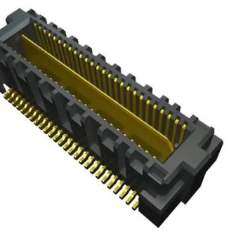 SAMTEC 矩形连接器 - 阵列/边缘型/夹层式（板对板） QMS-026-05.75-H-D-A-K-TR