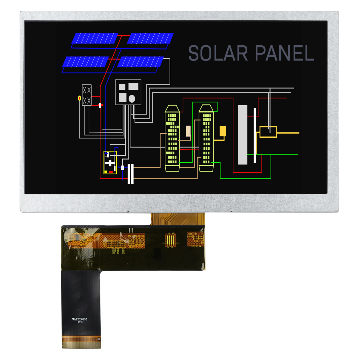 NEWHAVEN DISPLAY LED显示器件 NHD-7.0-800480AF-ASXP