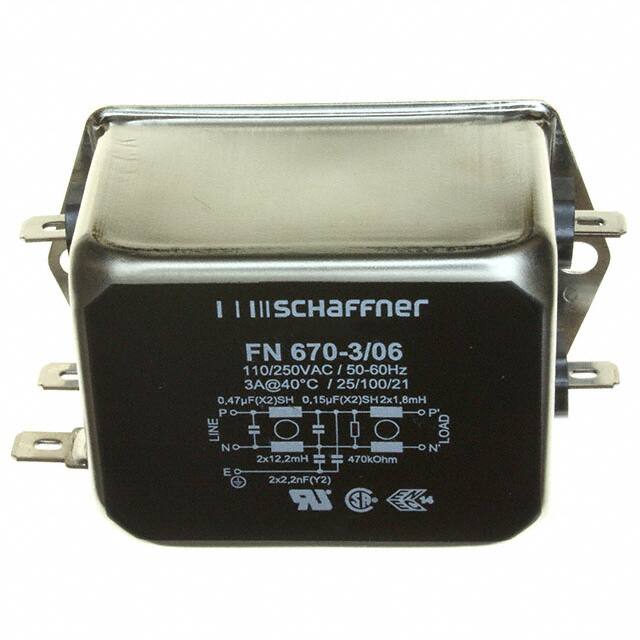 SCHAFFNER EMI滤波器 FN 670-3-06