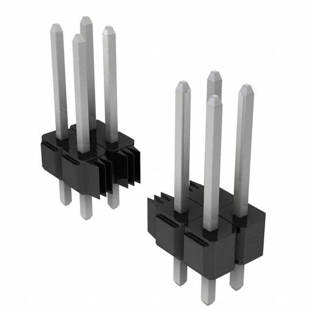 3M 矩形连接器 - 针座 - 公插针 929710-01-32