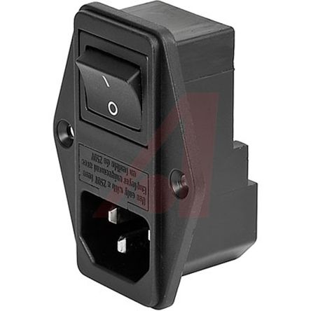 SCHURTER 电源接入连接器 - 输入/输出/模块 4304.6061