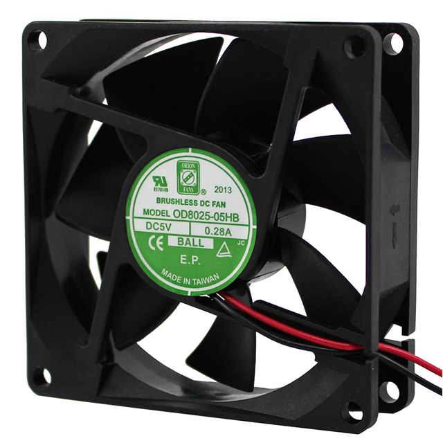 ORION FANS 风扇和热管理 OD8025-05HB