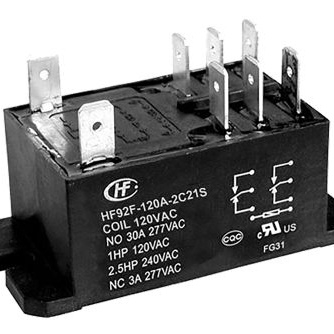 HONGFA/厦门宏发 其他继电器 HF92F-120A-2C21S