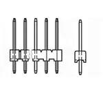 TE CONNECTIVITY 矩形连接器 - 针座 - 公插针 1-644456-0