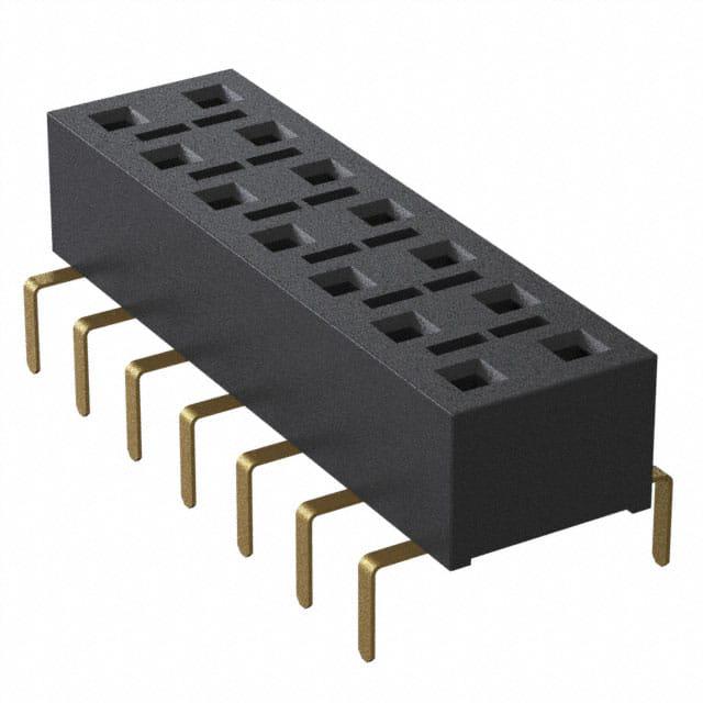 SAMTEC 矩形连接器 - 外壳 HLE-107-02-G-DV-PE-BE