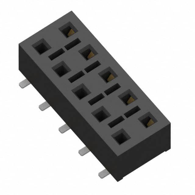 SAMTEC 矩形连接器 - 针座 - 插座/母插口 HLE-105-02-L-DV-BE-K-TR