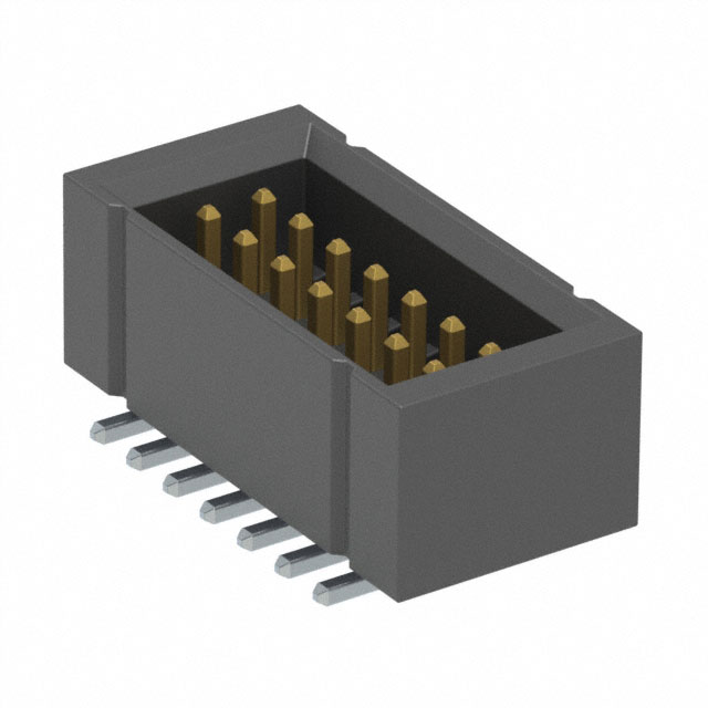 SAMTEC 矩形连接器 - 针座 - 公插针 FTMH-107-03-F-DV-ES-P-TR