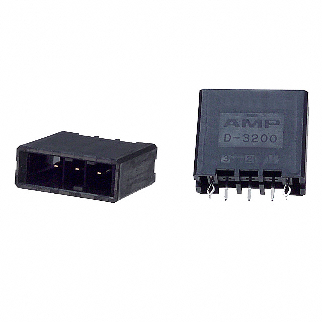 TE CONNECTIVITY 矩形连接器 - 针座 - 公插针 2-178136-2