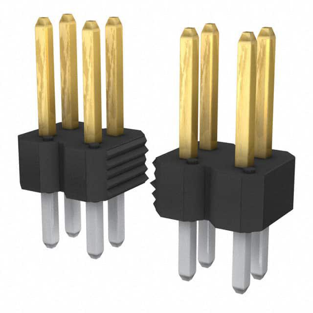 AMPHENOL 矩形连接器 - 针座 - 公插针 77313-102-42LF