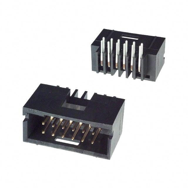 TE CONNECTIVITY 矩形连接器 - 针座 - 公插针 102570-4