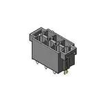 MOLEX 矩形连接器 - 针座 - 公插针 439151205