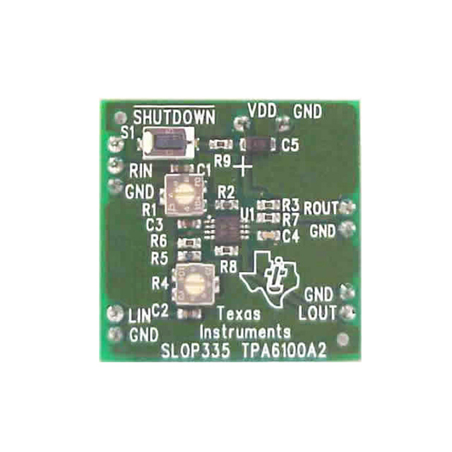 TEXAS INSTRUMENTS 评估、开发板开发工具 TPA6100A2EVM
