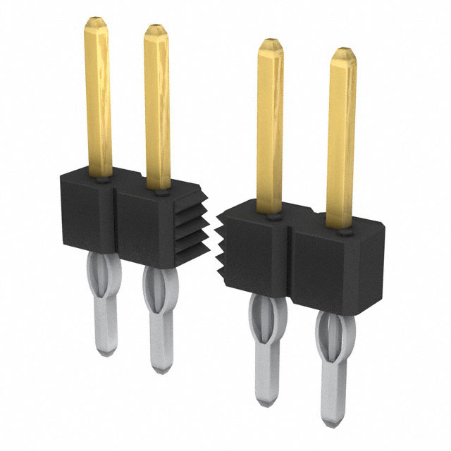 AMPHENOL 矩形连接器 - 针座 - 公插针 93689-203-36LF
