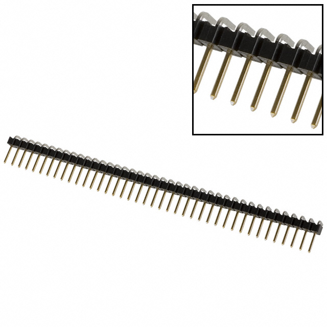 TE CONNECTIVITY 矩形连接器 - 针座 - 公插针 9-102974-0