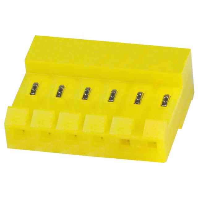 TE CONNECTIVITY 矩形连接器 - 自由悬挂/面板安装 640427-6