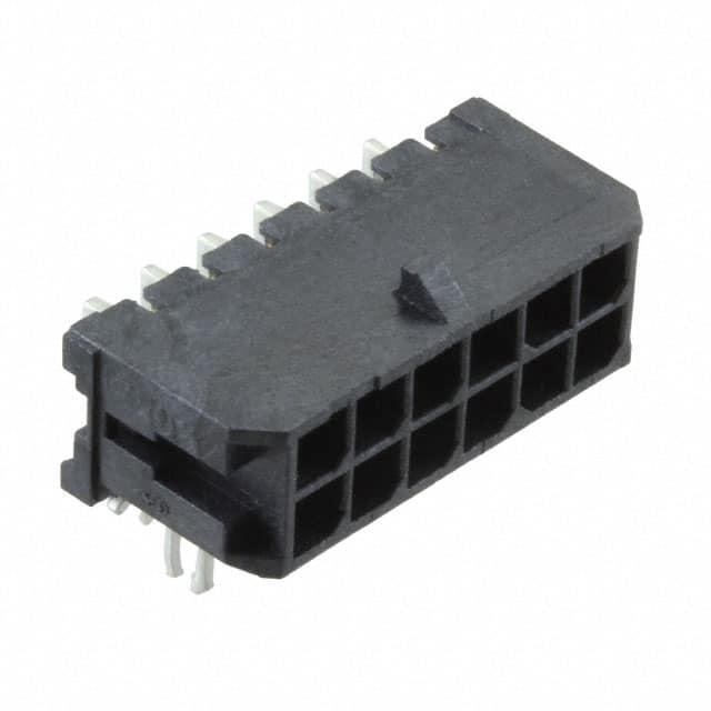 MOLEX 矩形连接器 - 针座 - 公插针 430451223