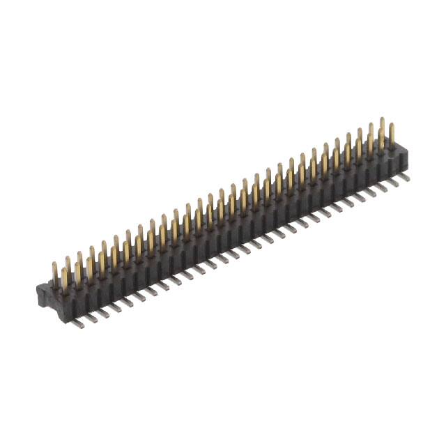 TE CONNECTIVITY 矩形连接器 - 针座 - 公插针 1MM-HU-D29-VS-00-H-TBP