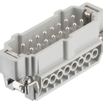 RS 矩形连接器 - 针座 - 公插针 1715734