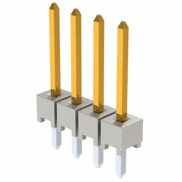 SAMTEC 矩形连接器 - 针座 - 公插针 HTSW-104-14-F-S