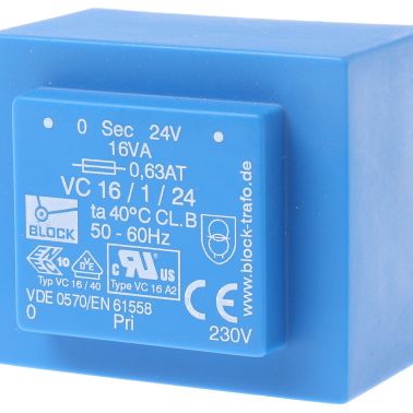 BLOCK TRANSFORMATOREN-ELEKTRONIK 其他变压器 VC 16/1/24