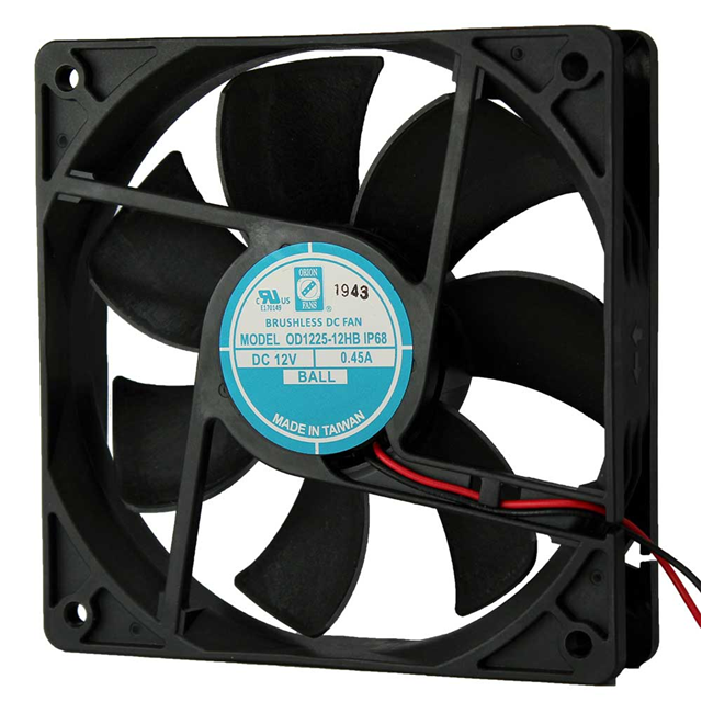 ORION FANS 风扇和热管理 OD1225-12HBIP68