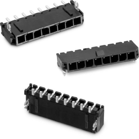WURTH 矩形连接器 - 针座 - 公插针 662104130822