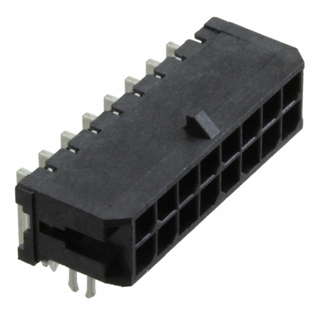 MOLEX 矩形连接器 - 针座 - 公插针 430451621