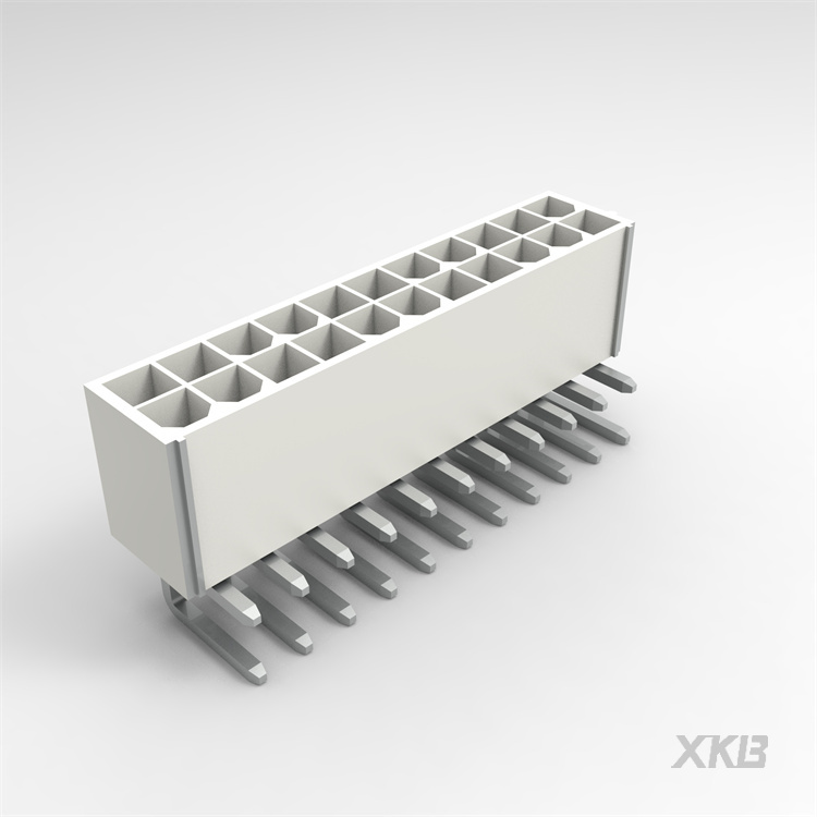 XKB CONNECTIVITY/中国星坤 矩形连接器 - 针座 - 公插针 X9357WR-2x11-N2SN