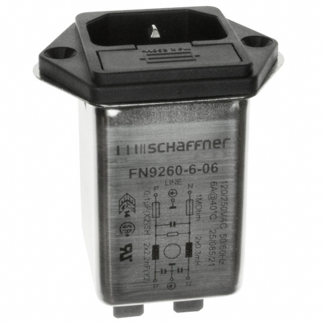 SCHAFFNER 电源接入连接器 - 输入/输出/模块 FN 9260-6-06