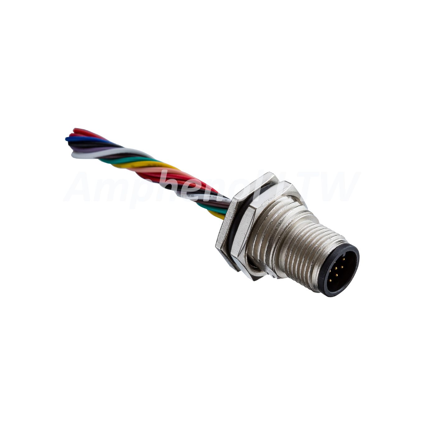 AMPHENOL LTW 圆形连接器 M12A-12PMMS-SF8001