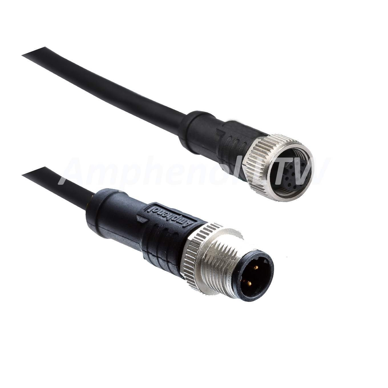 AMPHENOL LTW 圆形线缆 M12A05ML-12AFL-SB002